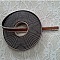 Cuir Plat Veau Marron 10 mm par 20 cm peau et cha&icirc;ne