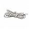 Cuir rond tress&eacute; Blanc 03 mm x 2 m&egrave;tres