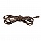 Cuir rond tress&eacute; Caf&eacute; 03 mm x 2 m&egrave;tres
