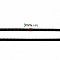 Cuir rond tress&eacute; Noir 03 mm x 5 m&egrave;tres