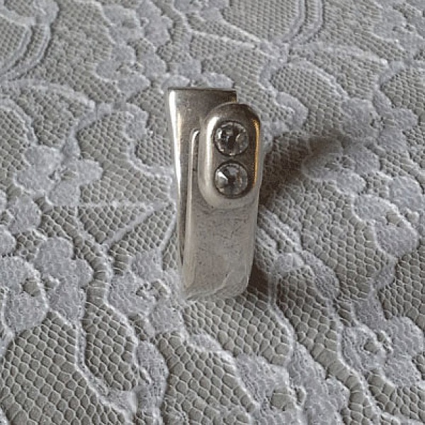 Demi Bracelet en Zamak 10 mm x 2.5 mm