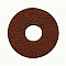 Donut Feutrine 40 mm Brun x1