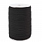 Elastique masque plat 5 mm Noir au 10 cm