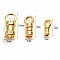 Embout Pour Cordon 9 x 4 mm Plaqu&eacute; Or 18K