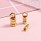 Embout Pour Cordon 9 x 4 mm Plaqu&eacute; Or 18K