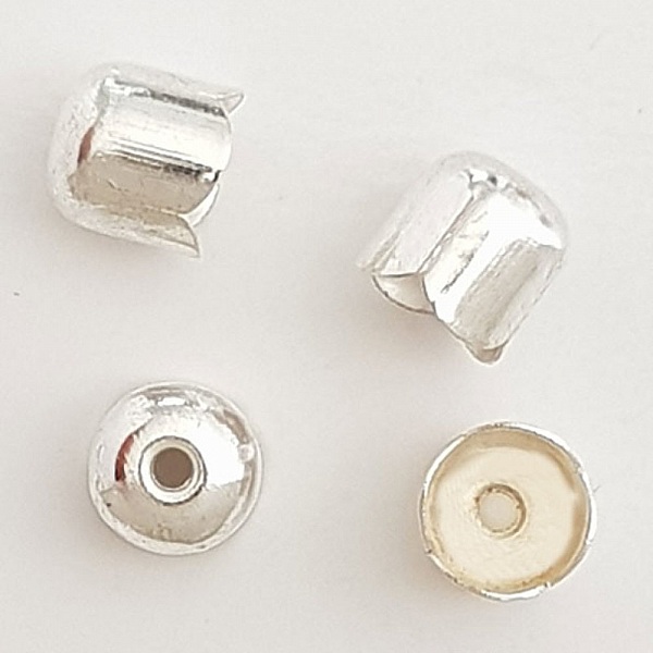 Embout calotte coupelle N&deg;04 Argent