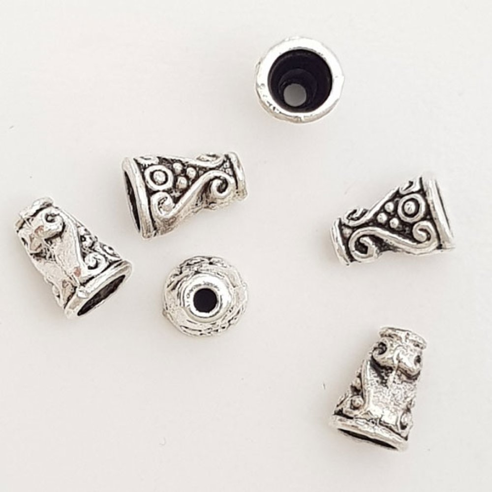 Embout calotte coupelle N&deg;10 Argent