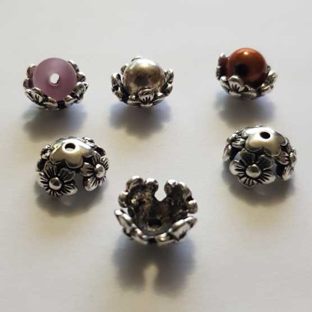 Embout calotte coupelle N&deg;17 Argent