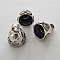 Embout &agrave; coller N&deg;13 Argent 28 x 22 mm