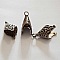 Embout &agrave; coller N&deg;18 Argent 32 x 19 mm