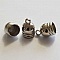 Embout &agrave; coller N&deg;24 Argent 14 x 10 mm