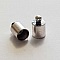 Embout &agrave; coller N&deg;25 Argent 10 x 6 mm
