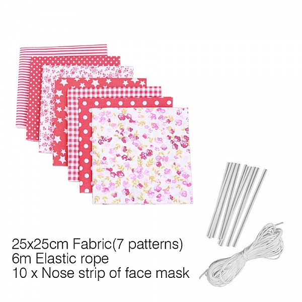 Ensemble de mat&eacute;riel de masque Rouge