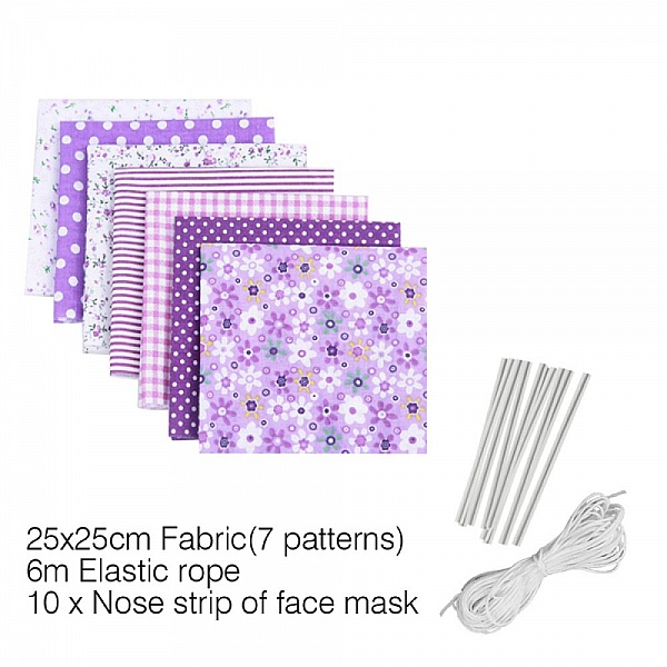 Ensemble de mat&eacute;riel de masque Violet
