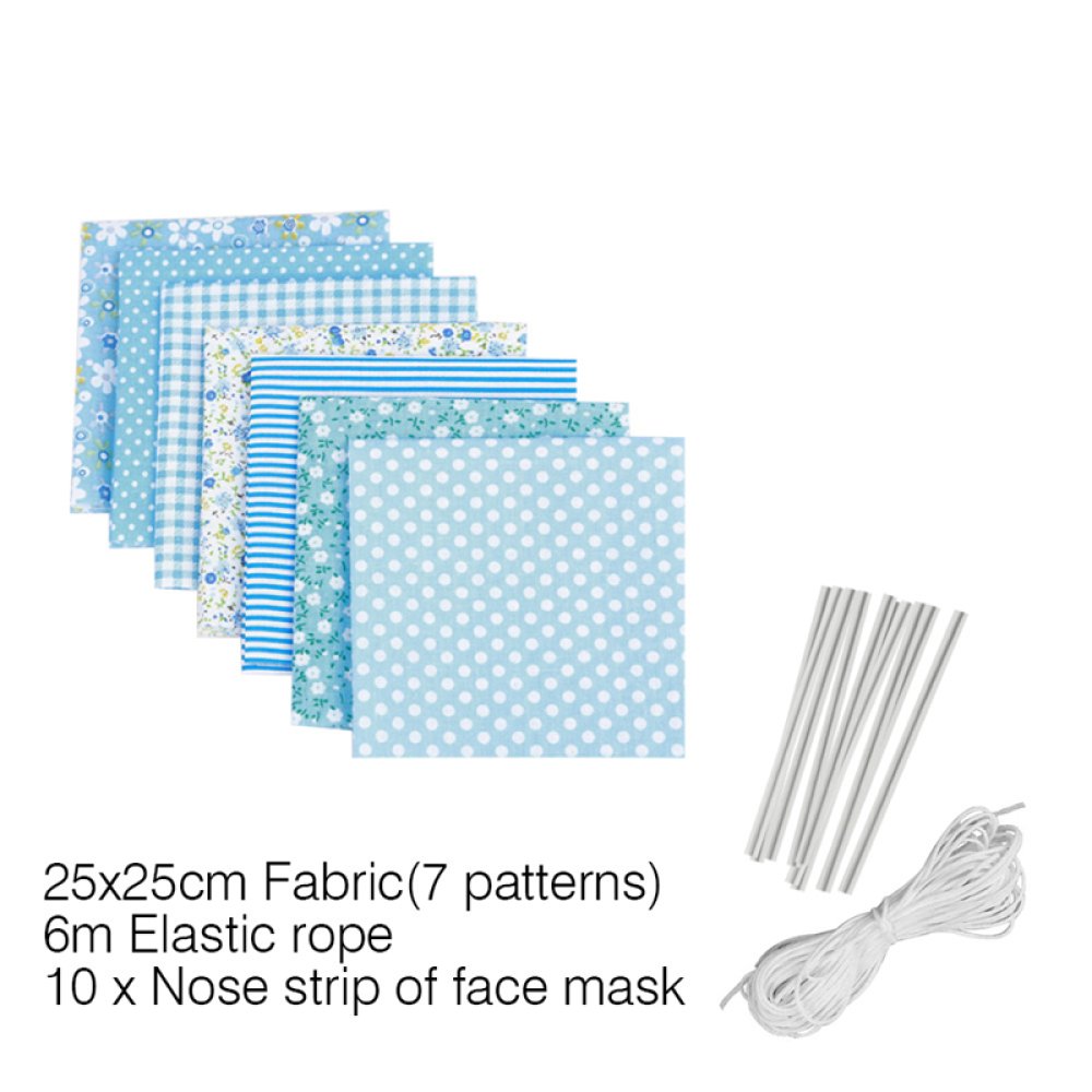 Ensemble de mat&eacute;riel de masque Bleu