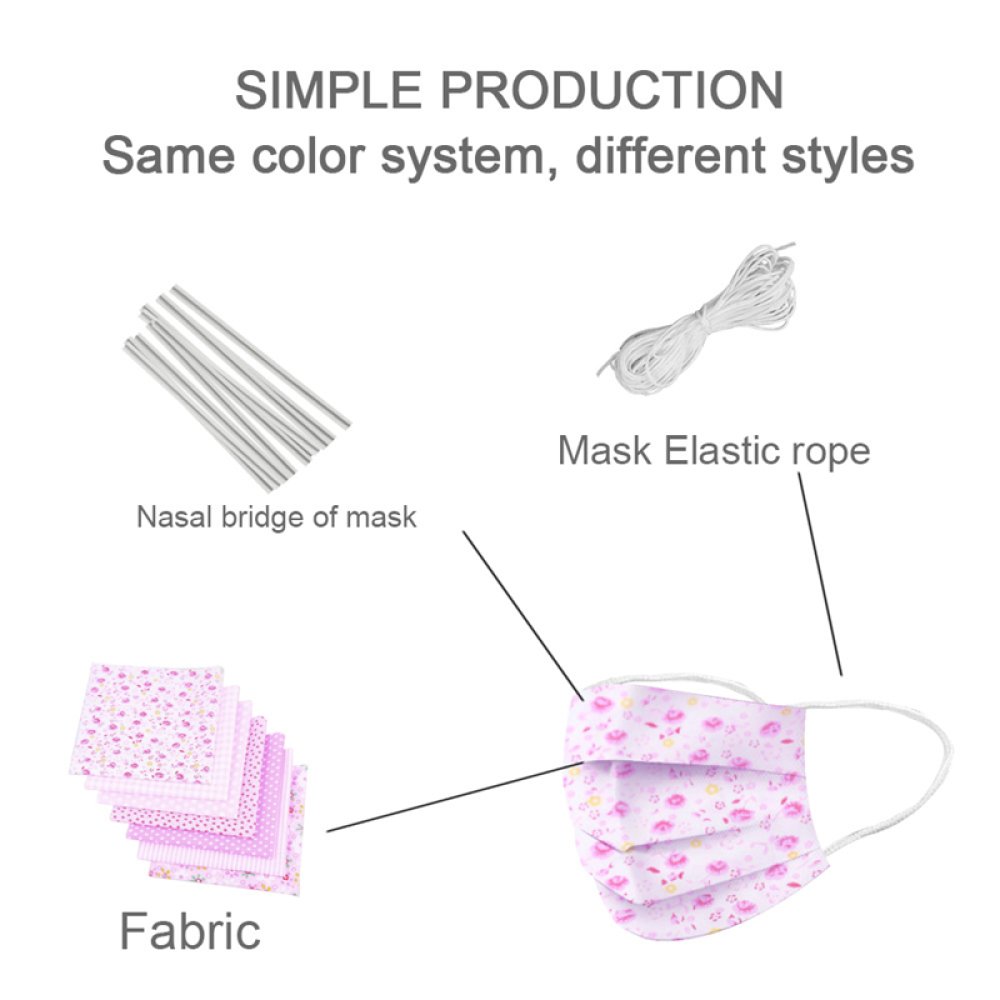 Ensemble de mat&eacute;riel de masque Rose