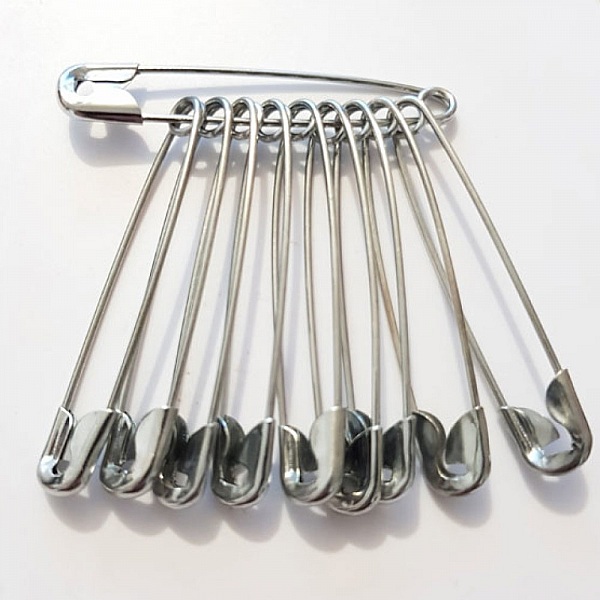Epingles &agrave; nourrices 55 mm x 5 pi&egrave;ces &eacute;pingles de suret&eacute;