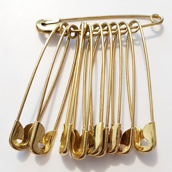 Epingles &agrave; nourrices 55 mm x 5 pi&egrave;ces &eacute;pingles de suret&eacute;