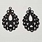 Estampe N&deg;02 Goutte Noir 27 x 22 mm