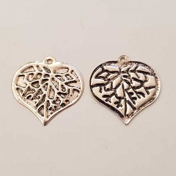 Estampe N&deg;04 Feuille Argent 17 x 17 mm