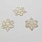 Estampe N&deg;05 Feuille Argent 26 x 20 mm