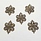 Estampe N&deg;05 Feuille Bronze 26 x 20 mm