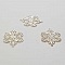 Estampe N&deg;05 Feuille Argent 26 x 20 mm