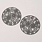Estampe N&deg;09 Rond 32 mm Gris