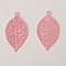 Estampe N&deg;13 Feuille 28 mm Rose