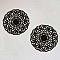 Estampe N&deg;23 Rond 46 mm Noir