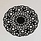 Estampe N&deg;23 Rond 46 mm Noir