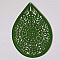 Estampe N&deg;29 Goutte 48 mm Vert