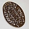 Estampe N&deg;30 Ovale 55 mm Bronze