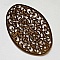 Estampe N&deg;30 Ovale 55 mm Bronze