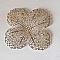 Estampe N&deg;31 Fleur 68 mm Argent