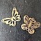 Estampe filigrane Bronze papillon N&deg;06