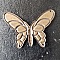 Estampe filigrane Bronze papillon N&deg;07
