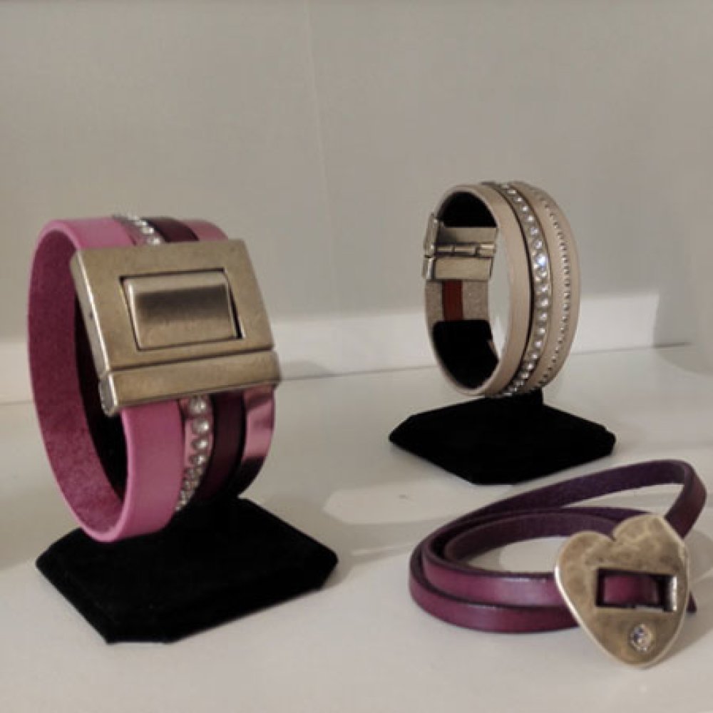 Fermoir 06 mm pour la cr&eacute;ation de Bracelet en cuir.