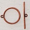 Fermoir Toggle Motif Rond Bronze N&deg;23