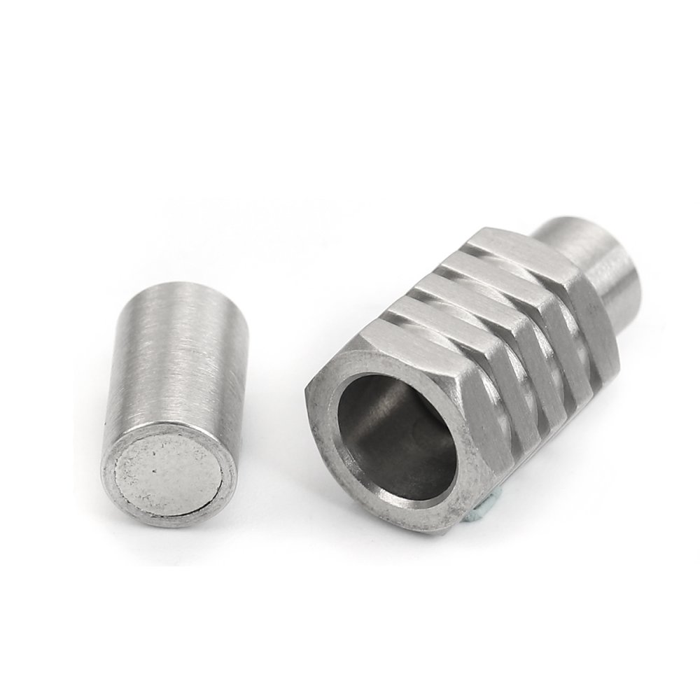 Fermoir aimant&eacute; Inoxydable 05 mm Argent N&deg;01
