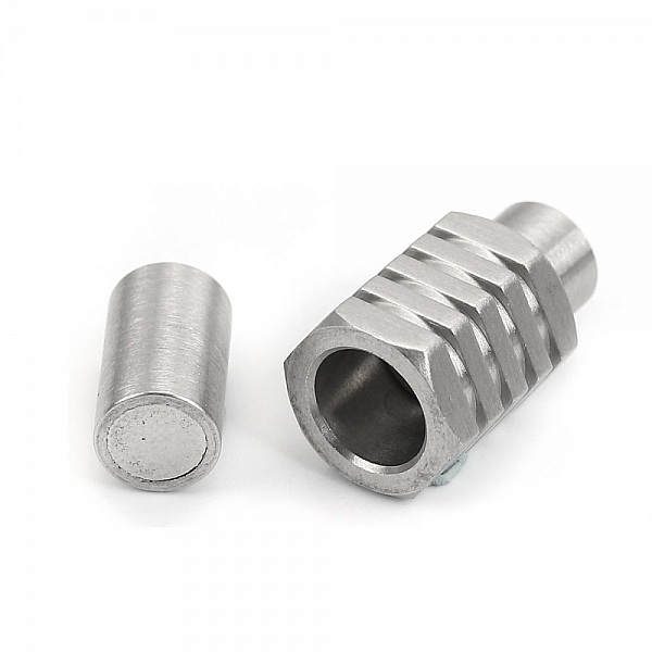 Fermoir aimant&eacute; Inoxydable 05 mm Argent N&deg;01