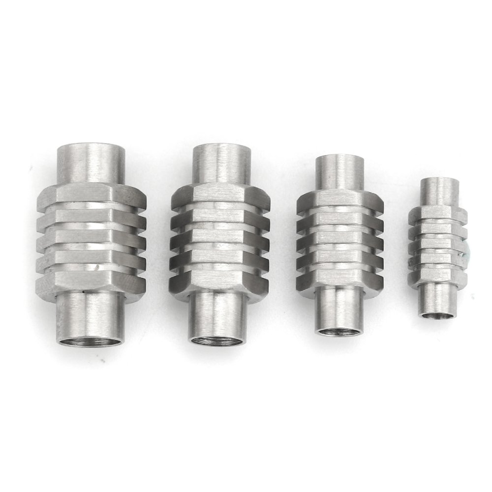 Fermoir aimant&eacute; Inoxydable 05 mm Argent N&deg;01