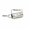 Fermoir aimant&eacute; Inoxydable 06 mm Argent N&deg;03