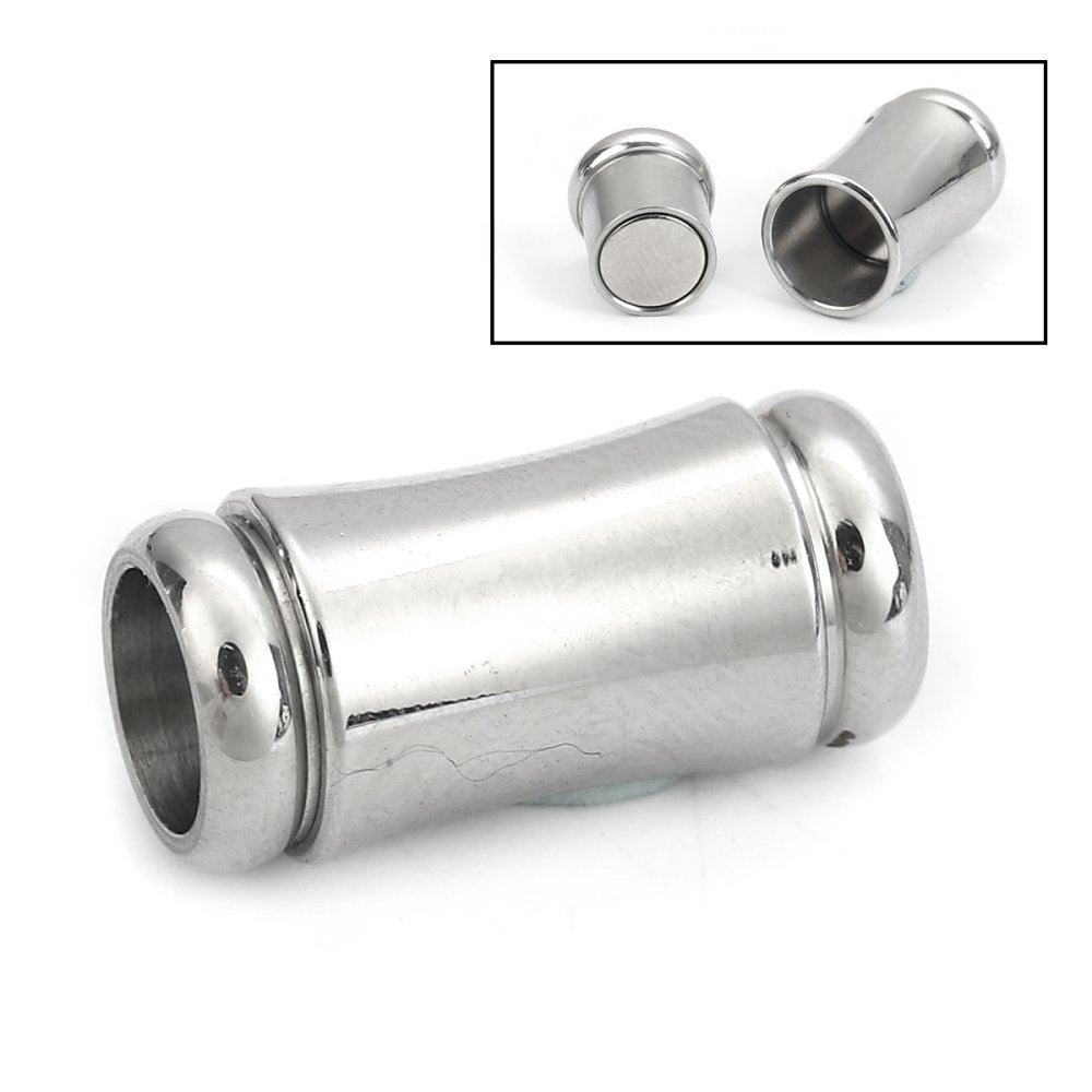 Fermoir aimant&eacute; Inoxydable 06 mm Argent N&deg;04