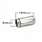 Fermoir aimant&eacute; Inoxydable 06 mm Argent N&deg;04