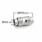 Fermoir aimant&eacute; Inoxydable 06 mm Argent N&deg;05