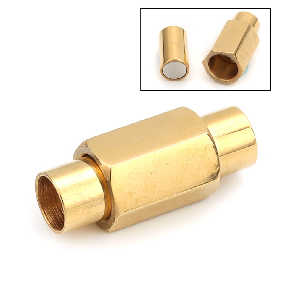 Fermoir aimant&eacute; Inoxydable 05 mm Dor&eacute; N&deg;01