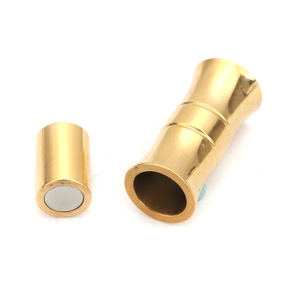 Fermoir aimant&eacute; Inoxydable 06 mm Dor&eacute; N&deg;06