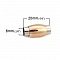Fermoir aimant&eacute; Inoxydable 06 mm Argent/Champagne N&deg;07