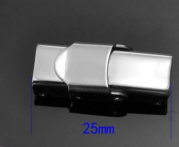 Fermoir clip griffe pour cuir 08 mm de large